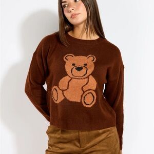 Brown Teddy Sweater